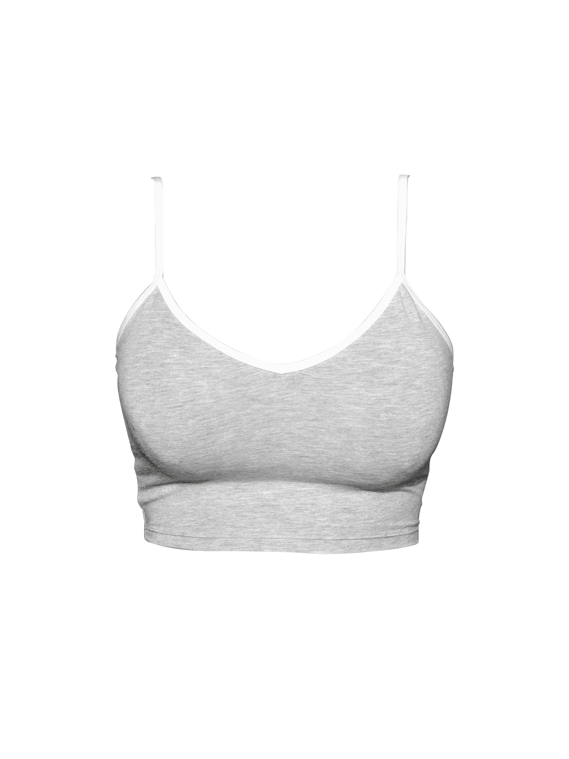 Women's V-Neck Adjustable Spaghetti Cami Crop Top