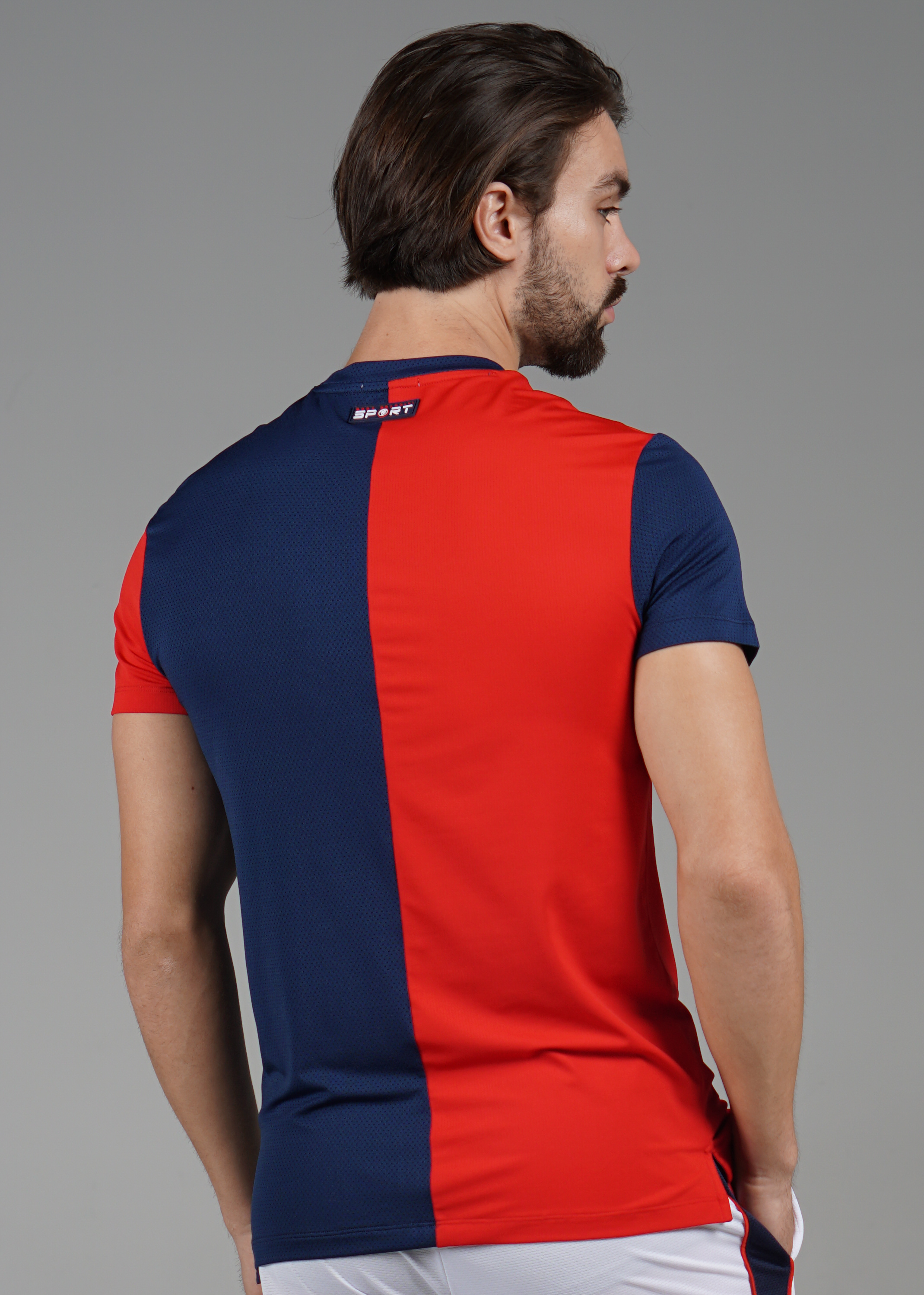 Men's Two Tone Breathable Sports Shirt