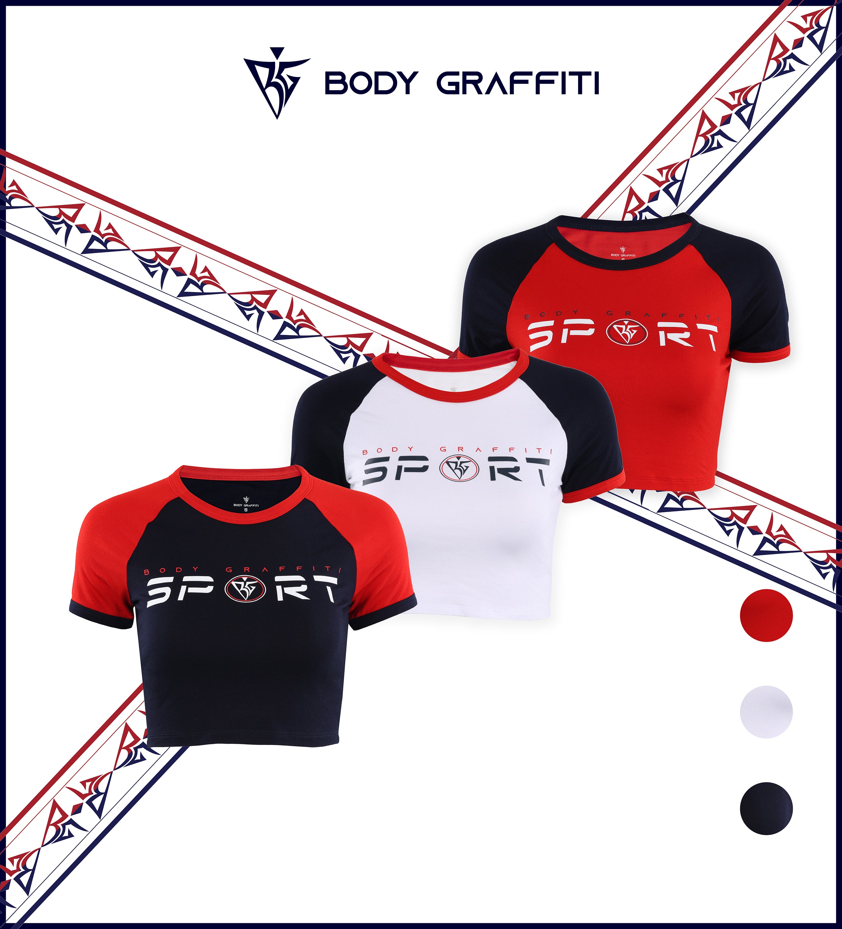 BG SPORT Raglan 23 短款上衣